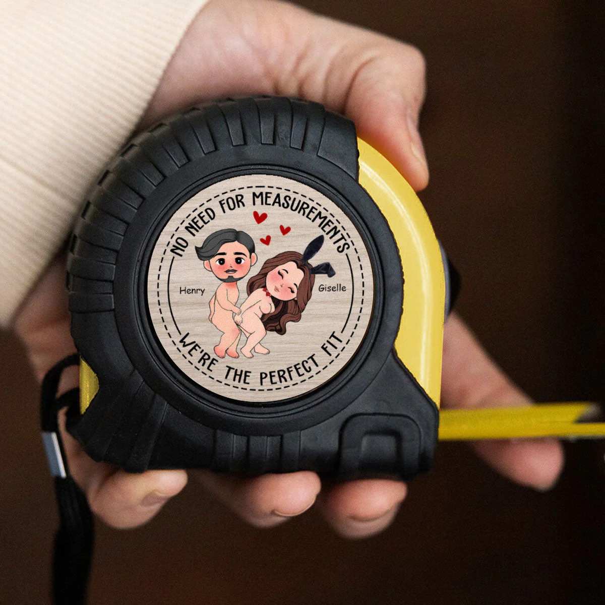 We're The Perfect Fit - Personalized Tape Measure - Image 4