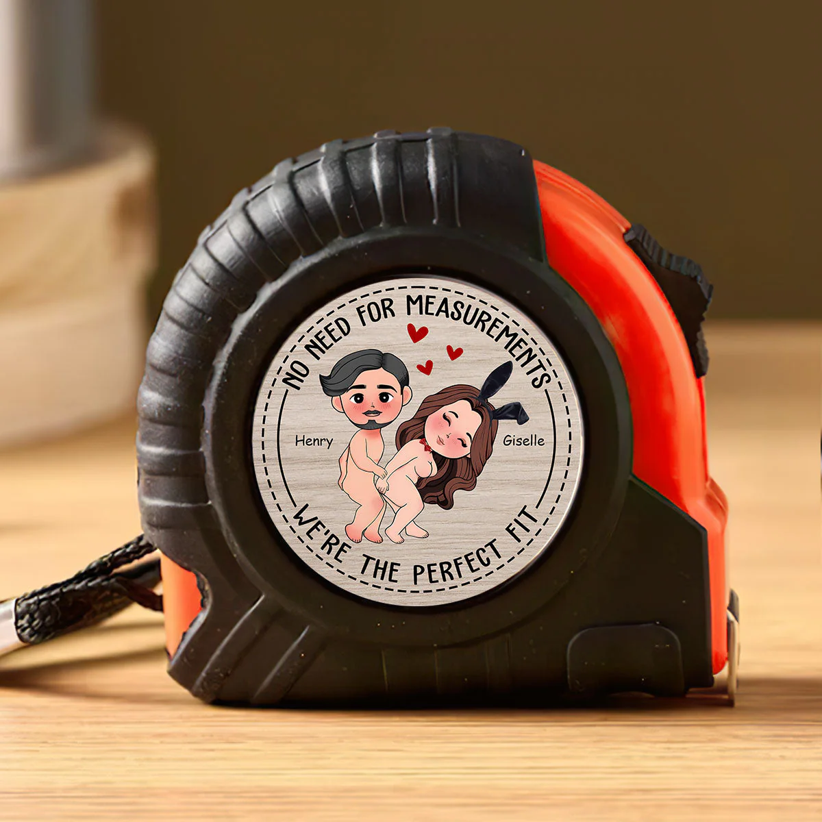 We're The Perfect Fit - Personalized Tape Measure - Image 5