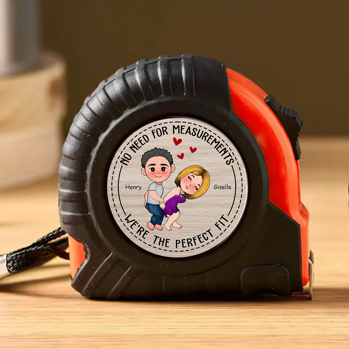 We're The Perfect Fit - Personalized Tape Measure - Image 5