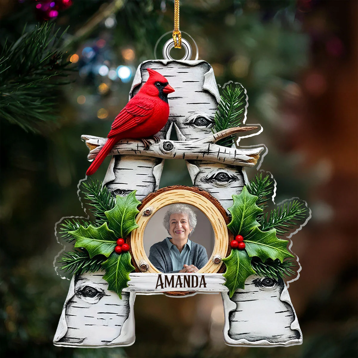When Cardinals Appear, Angels Are Near - Personalized 1-Layer Acrylic Ornament