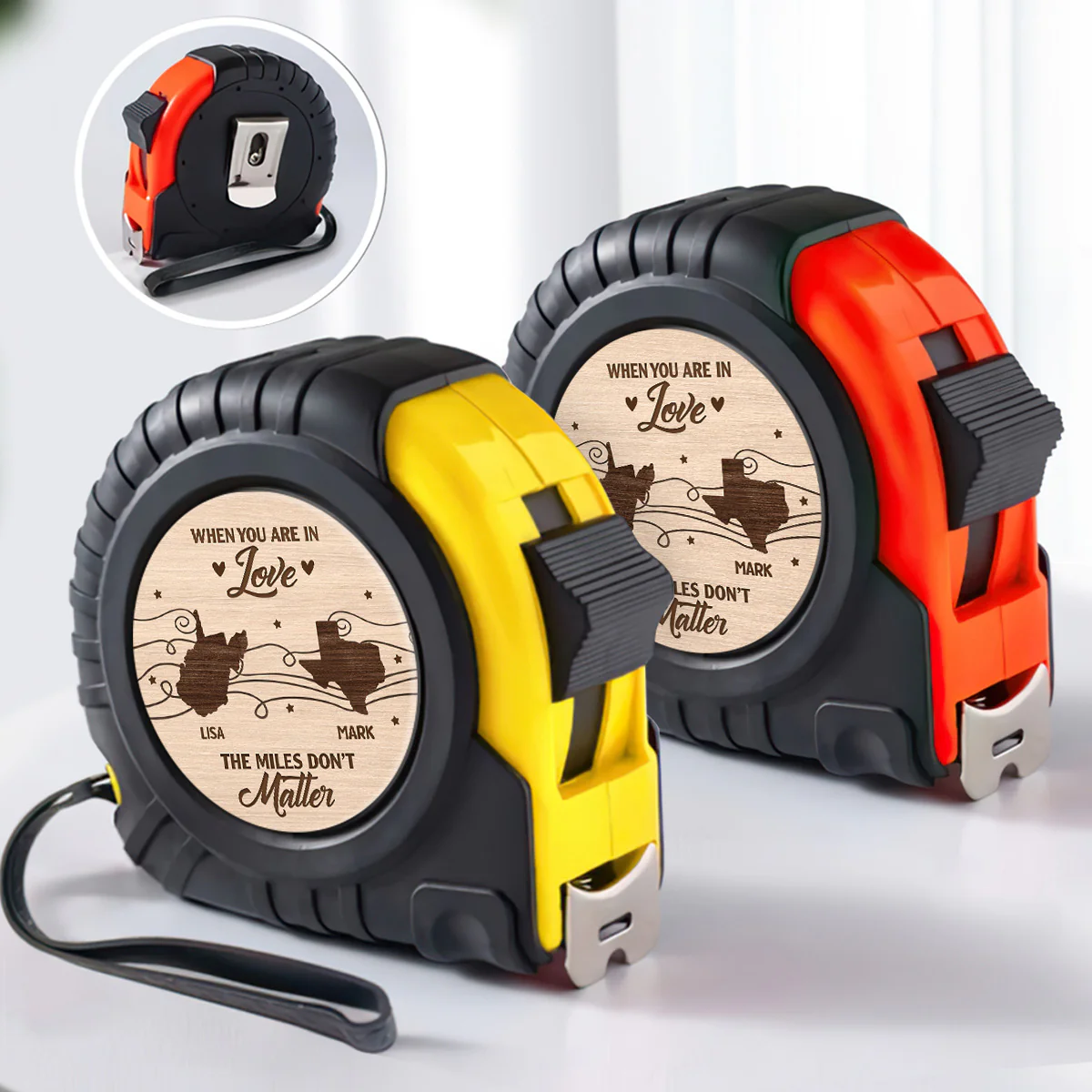 When You Are In Love - Personalized Tape Measure - Image 3