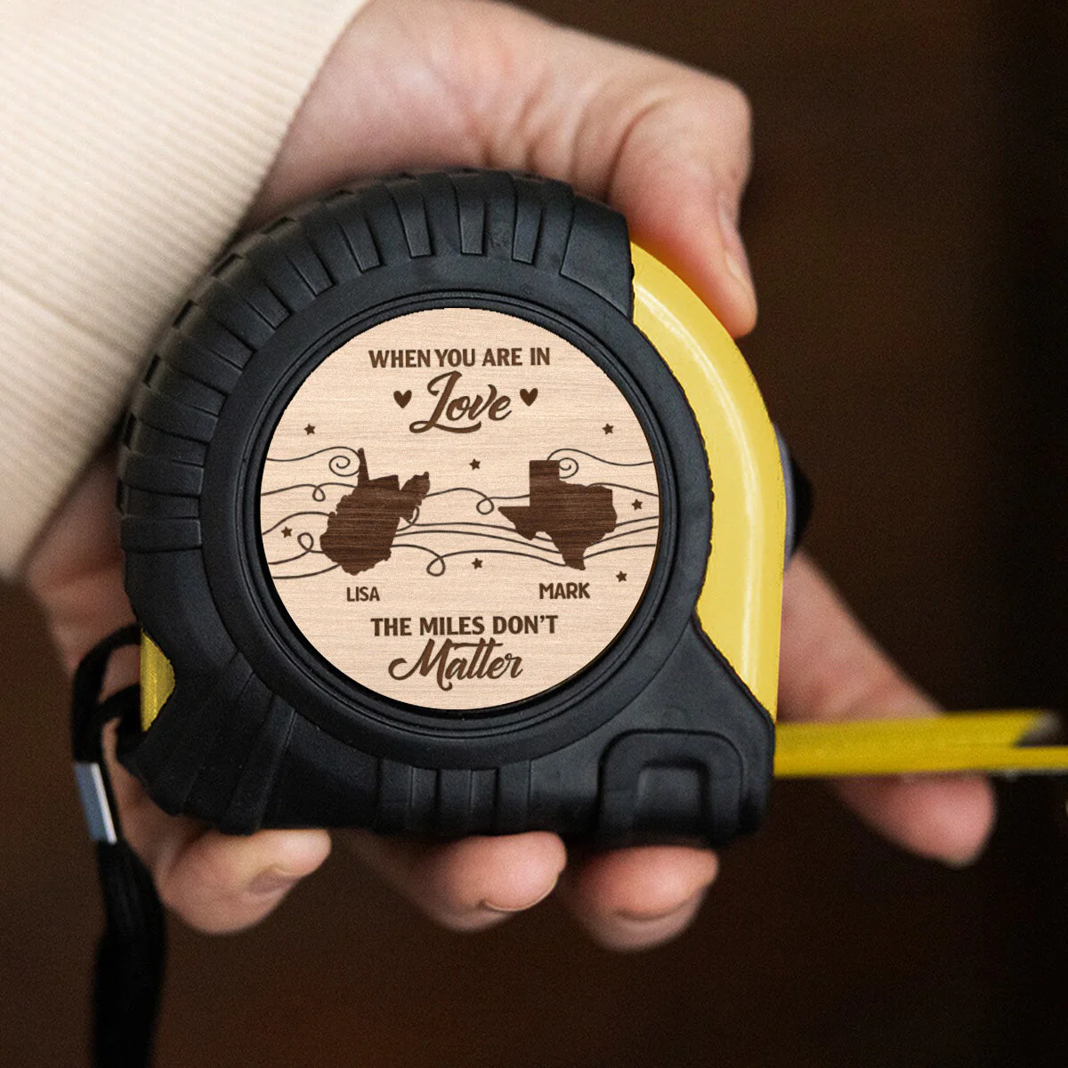 When You Are In Love - Personalized Tape Measure - Image 4