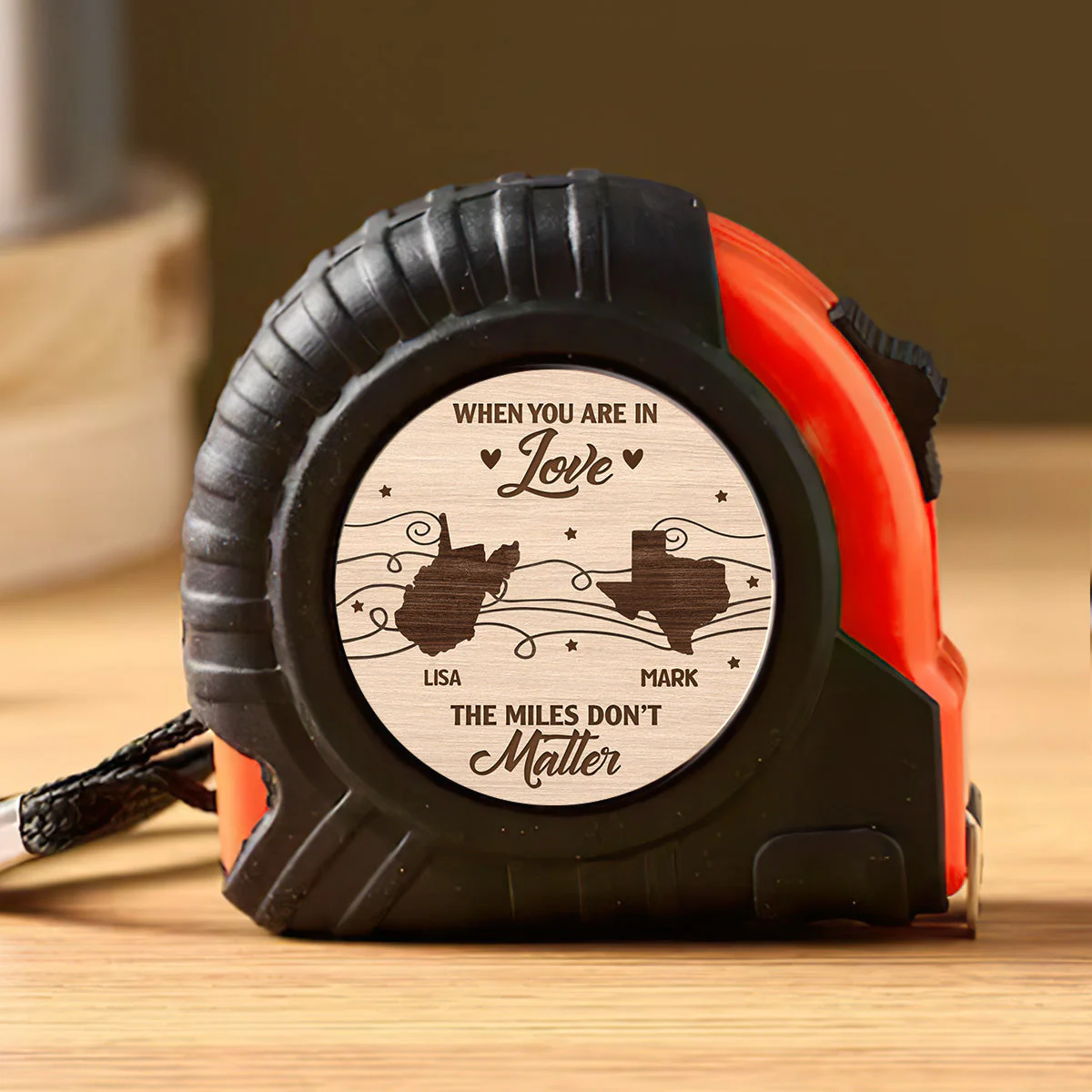 When You Are In Love - Personalized Tape Measure - Image 5