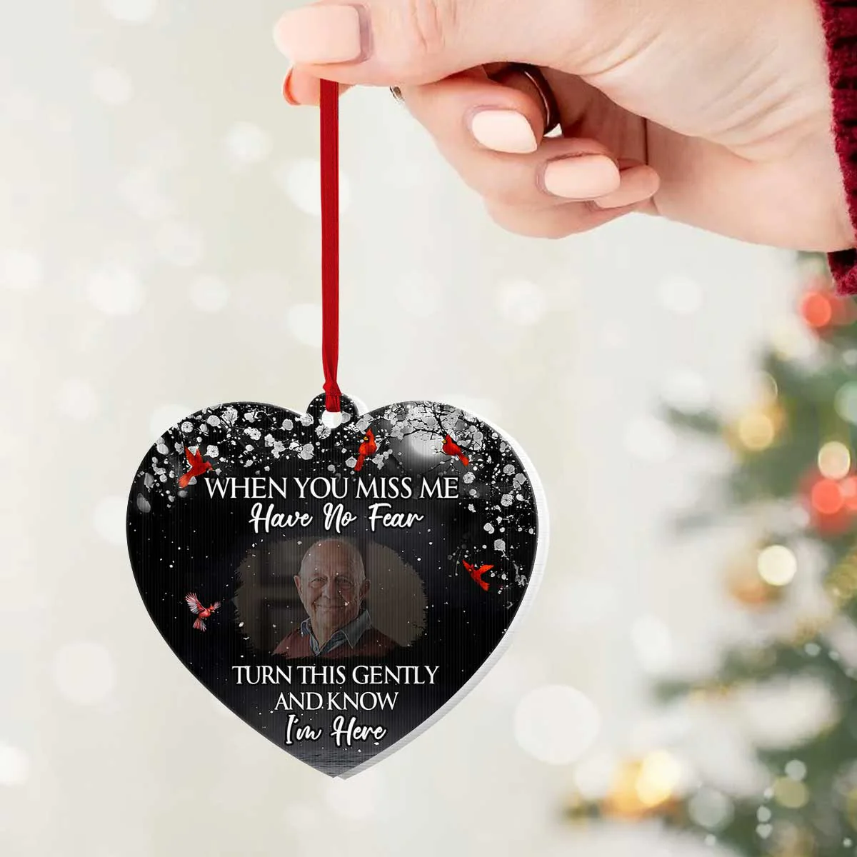 When You Miss Me - Personalized Magic Ornament - Image 3