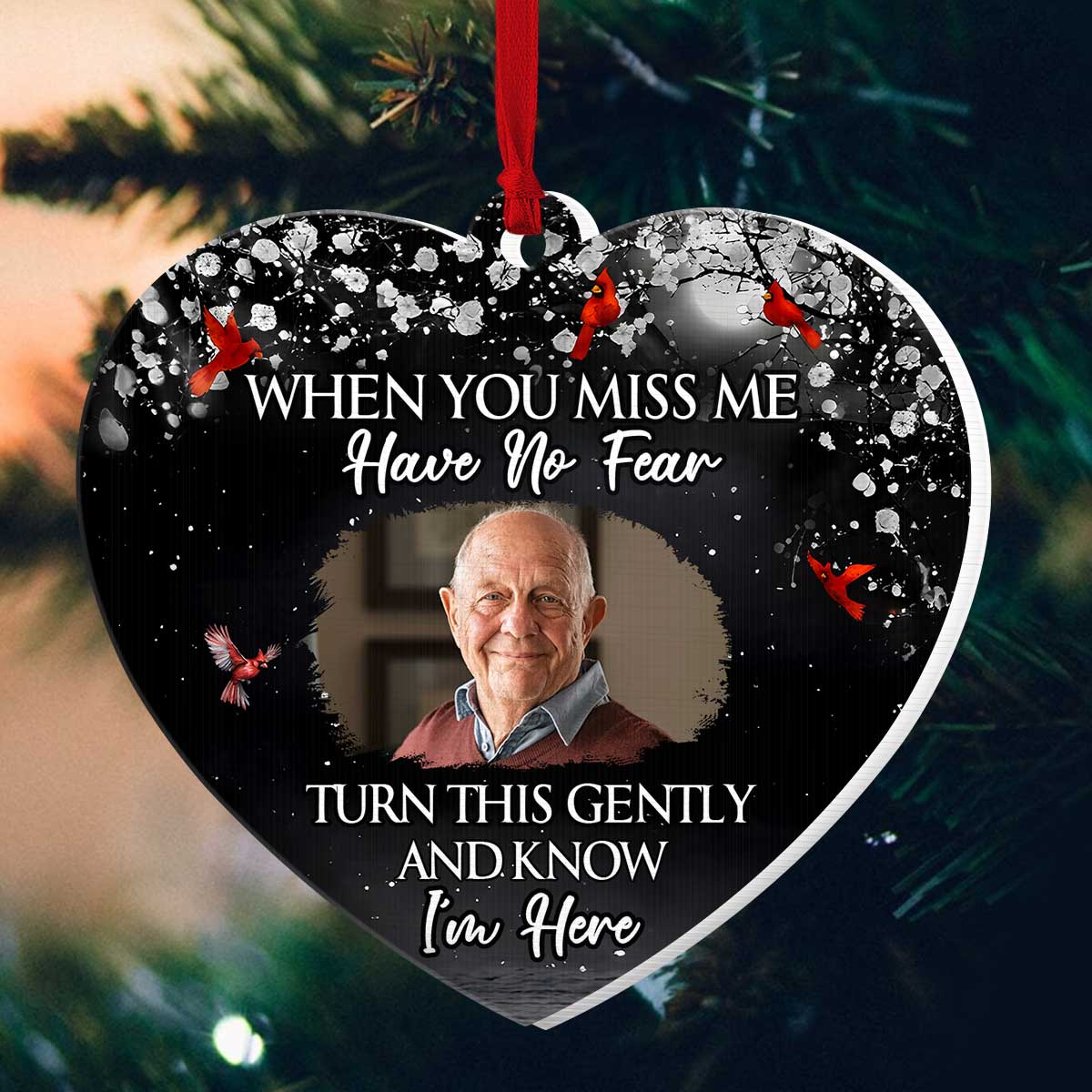 When You Miss Me - Personalized Magic Ornament - Image 4