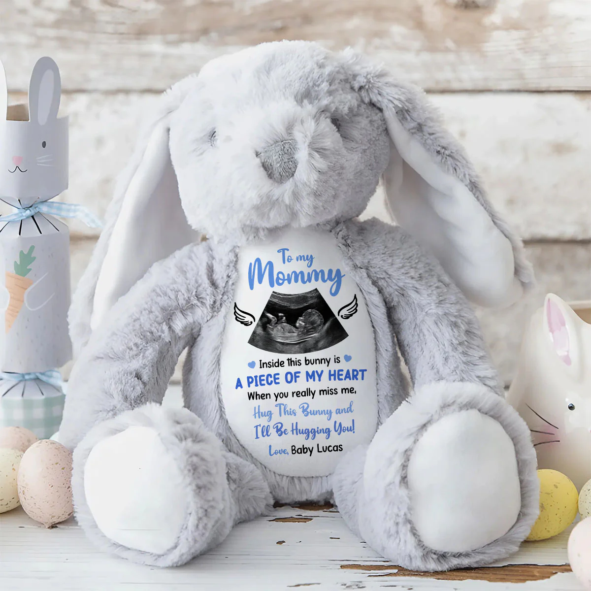 When You Really Miss Me Baby Memorial - Personalized Stuffed Bunny - Image 8