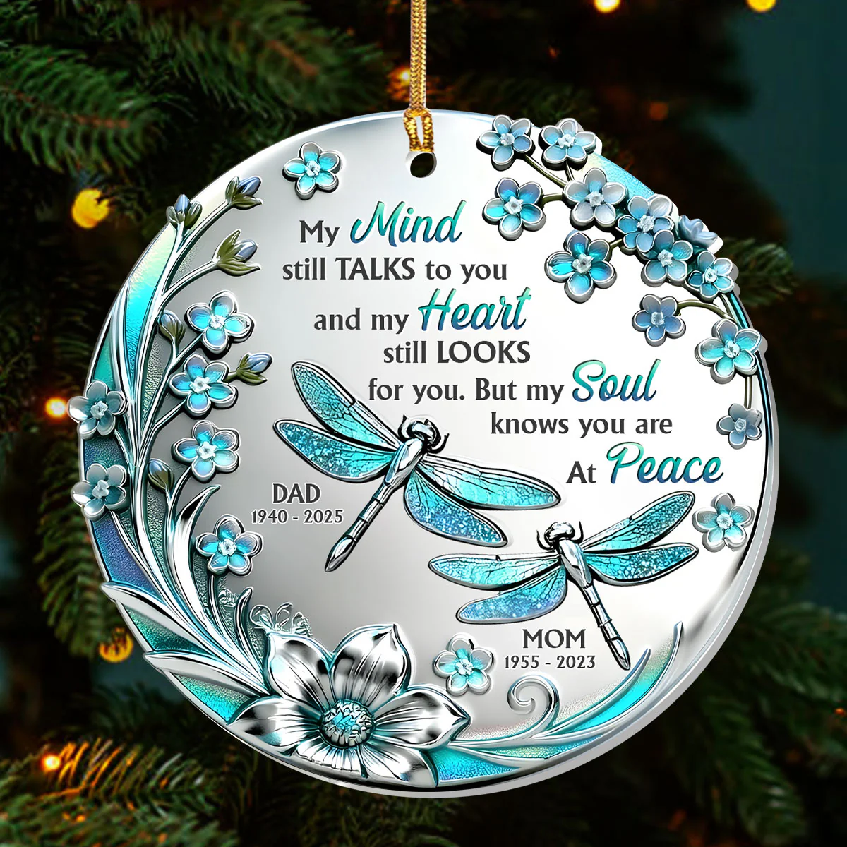 Whispers Of Peace - Personalized 1-Layer Acrylic Ornament