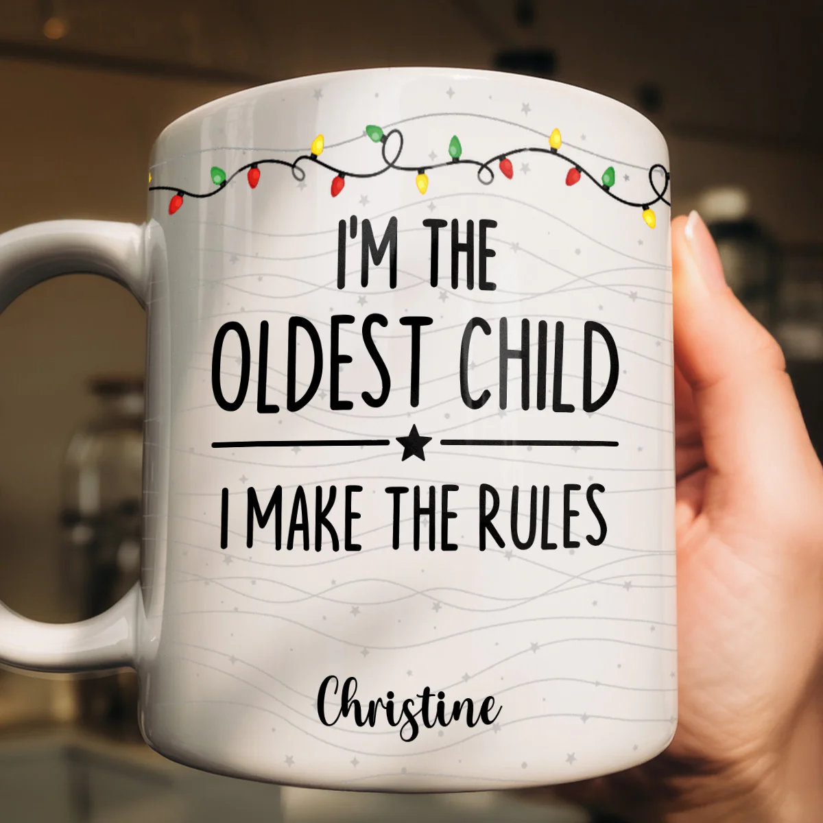 Who Makes The Rules Extended Version - Personalized Ceramic Coffee Mug - Image 2