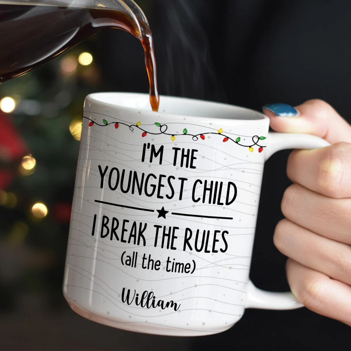 Who Makes The Rules Extended Version - Personalized Ceramic Coffee Mug - Image 3