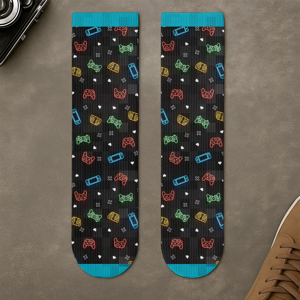 Who Makes The Rules Game Theme - Personalized Custom Socks - Image 4