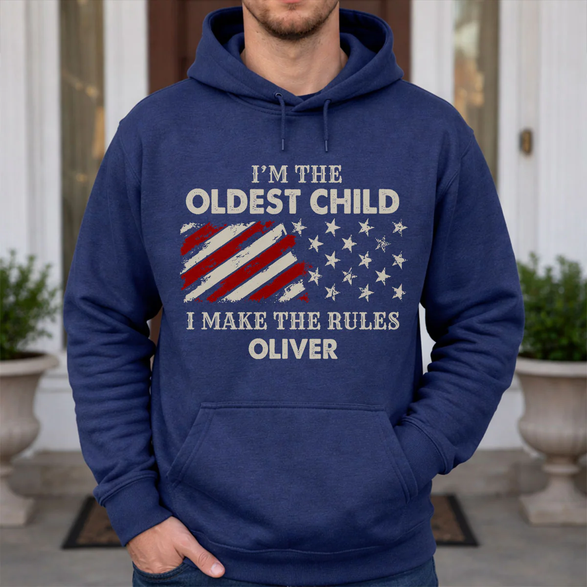 Who Makes The Rules - Personalized 2D Unisex Hoodies - Image 3