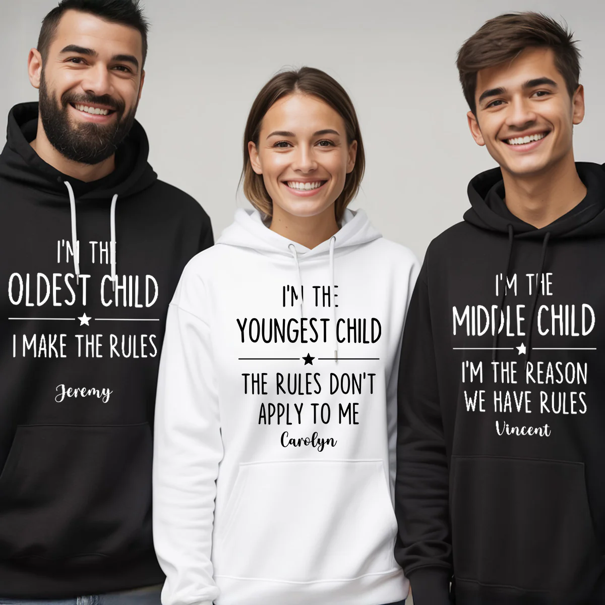 Who Makes The Rules - Personalized 2D Unisex Hoodies