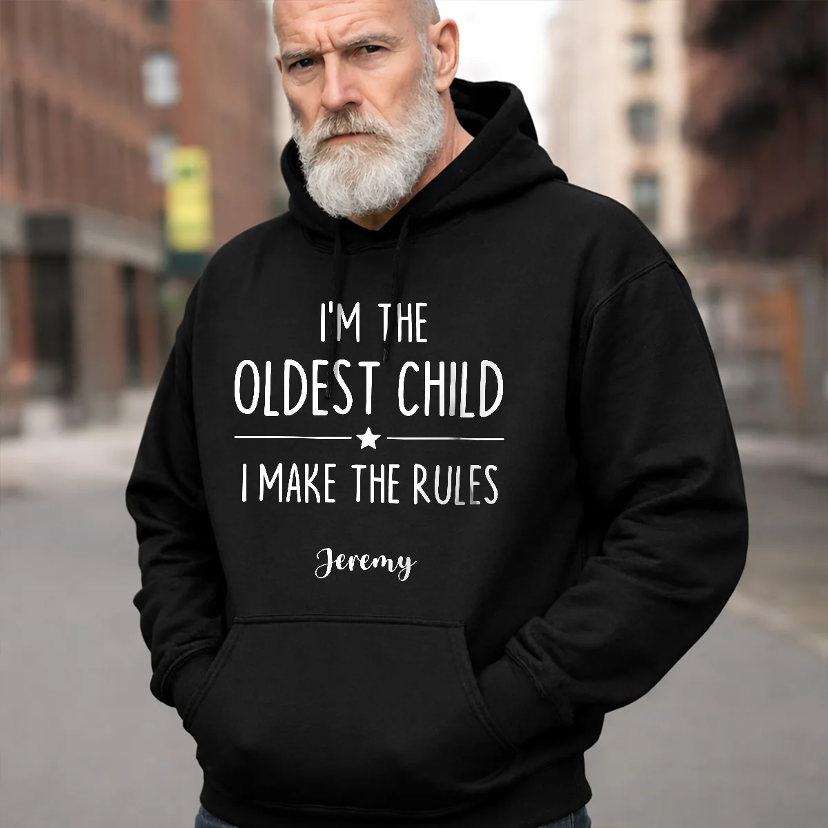 Who Makes The Rules - Personalized 2D Unisex Hoodies - Image 2
