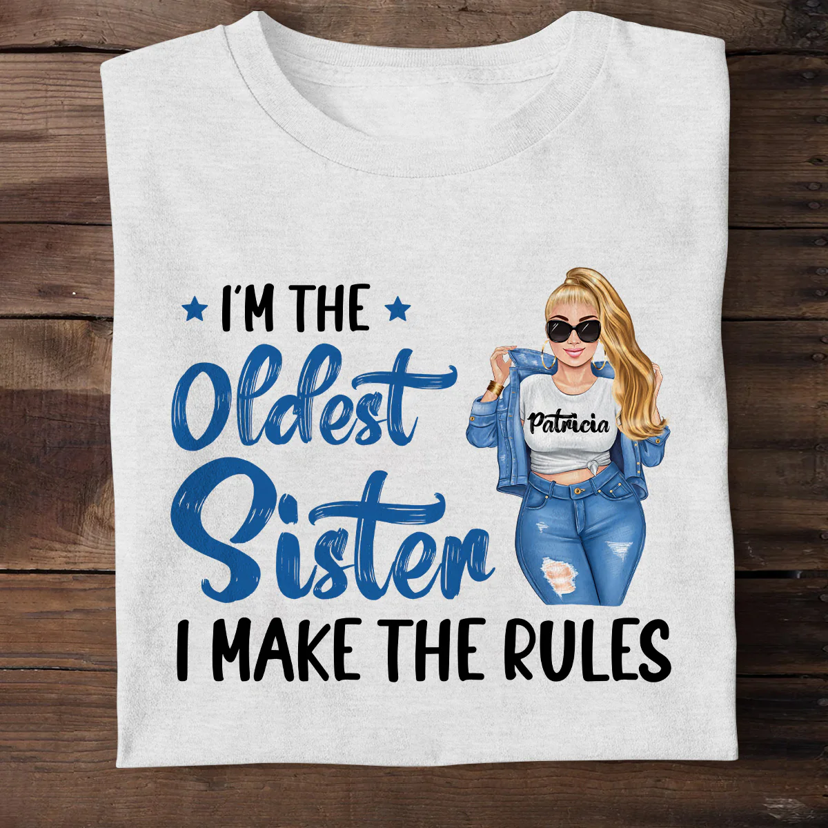 Who Makes The Rules - Personalized 2D Unisex T-shirt