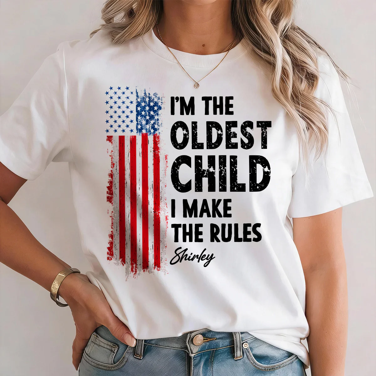 Who Makes The Rules - Personalized 2D Unisex T-shirt - Image 4