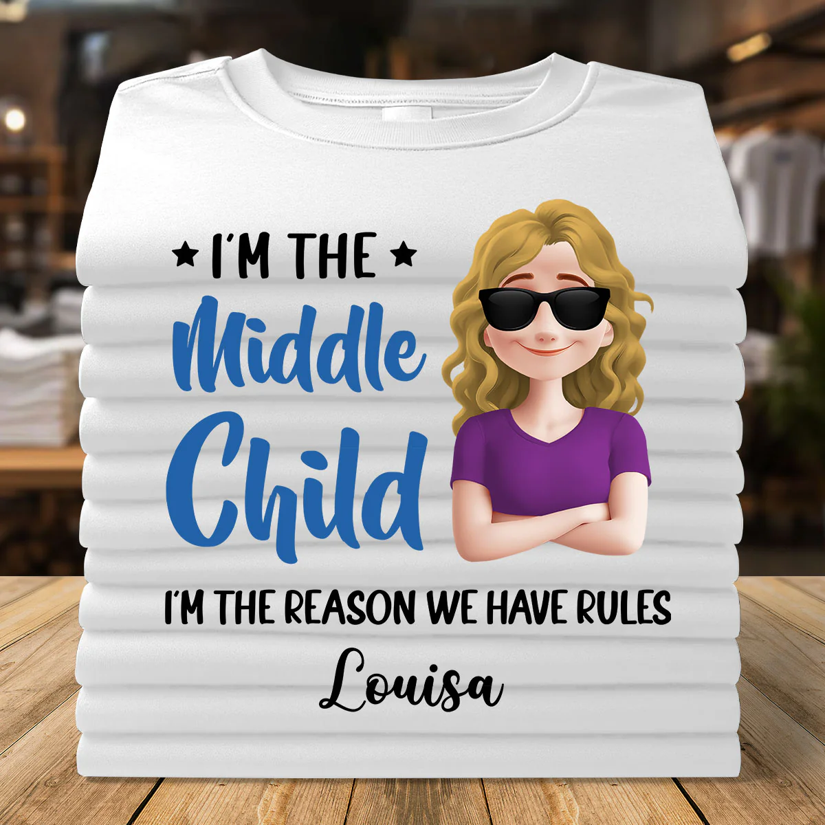 Who Makes The Rules - Personalized 2D Unisex T-shirt - Image 3