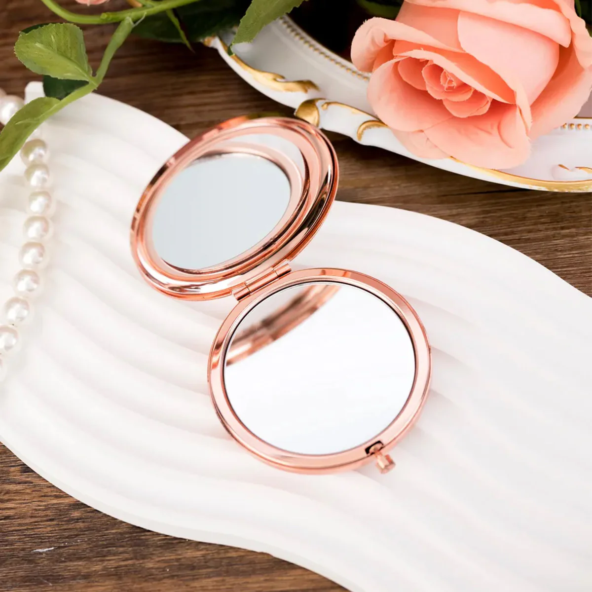 Who Makes The Rules - Personalized Circle Metallic Mirror - Image 5