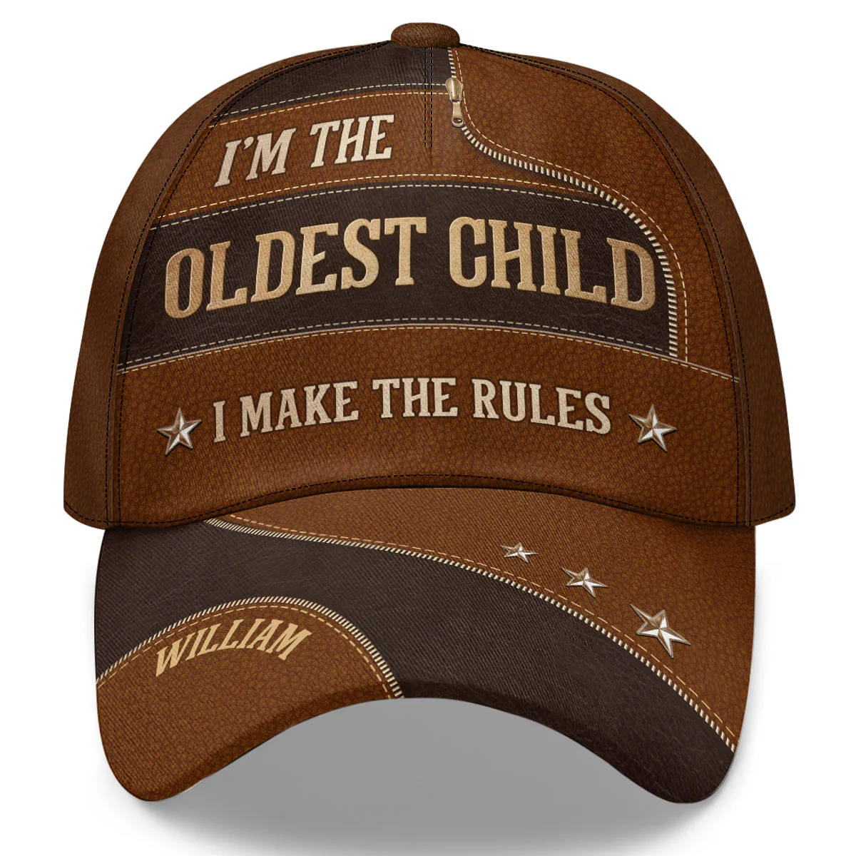 Who Makes The Rules - Personalized Classic Cap - Image 2