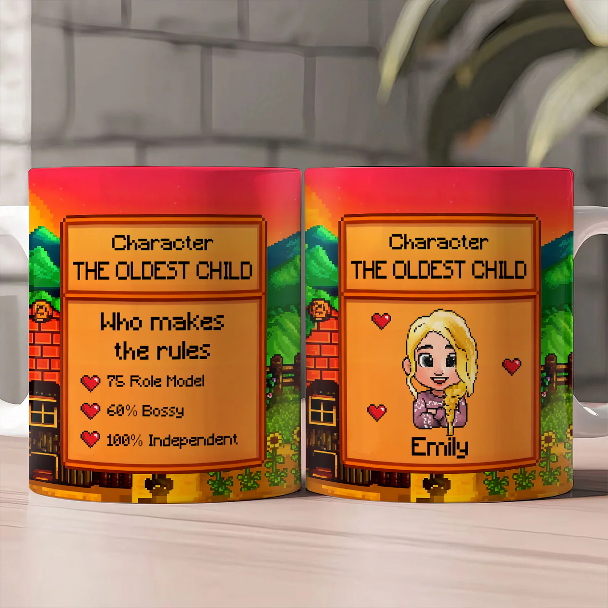 Who Makes The Rules Pixel Art - Personalized Ceramic Coffee Mug