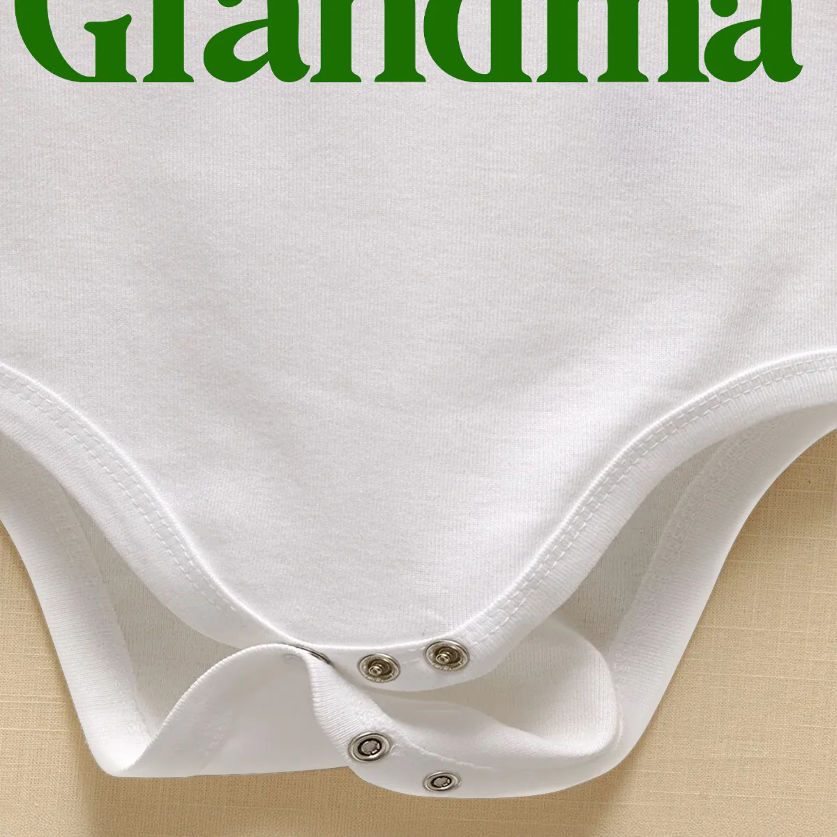 Who Needs Santa I've Got Grandma - Personalized Long Sleeve Baby Onesie - Image 4