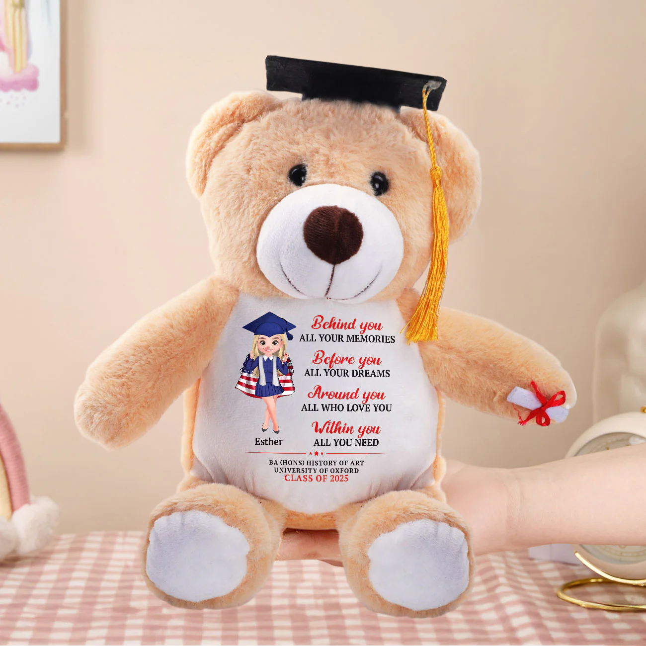 Within You All You Need - Personalized Graduation Teddy Bear - Image 5