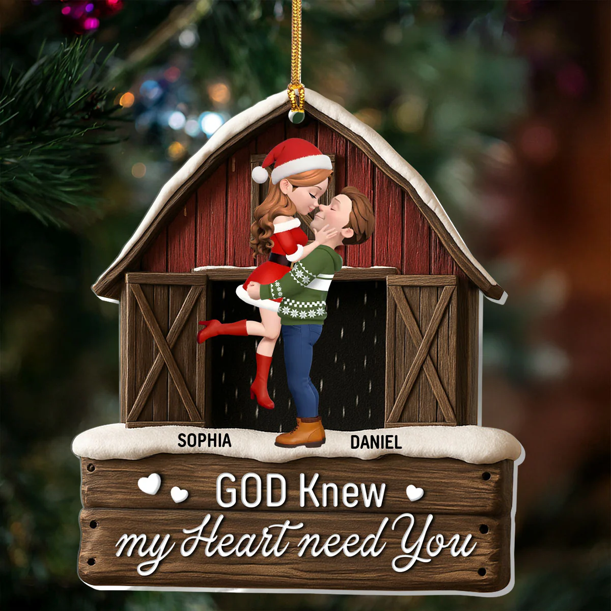 You And Me We Got This - Personalized 1-Layer Acrylic Ornament