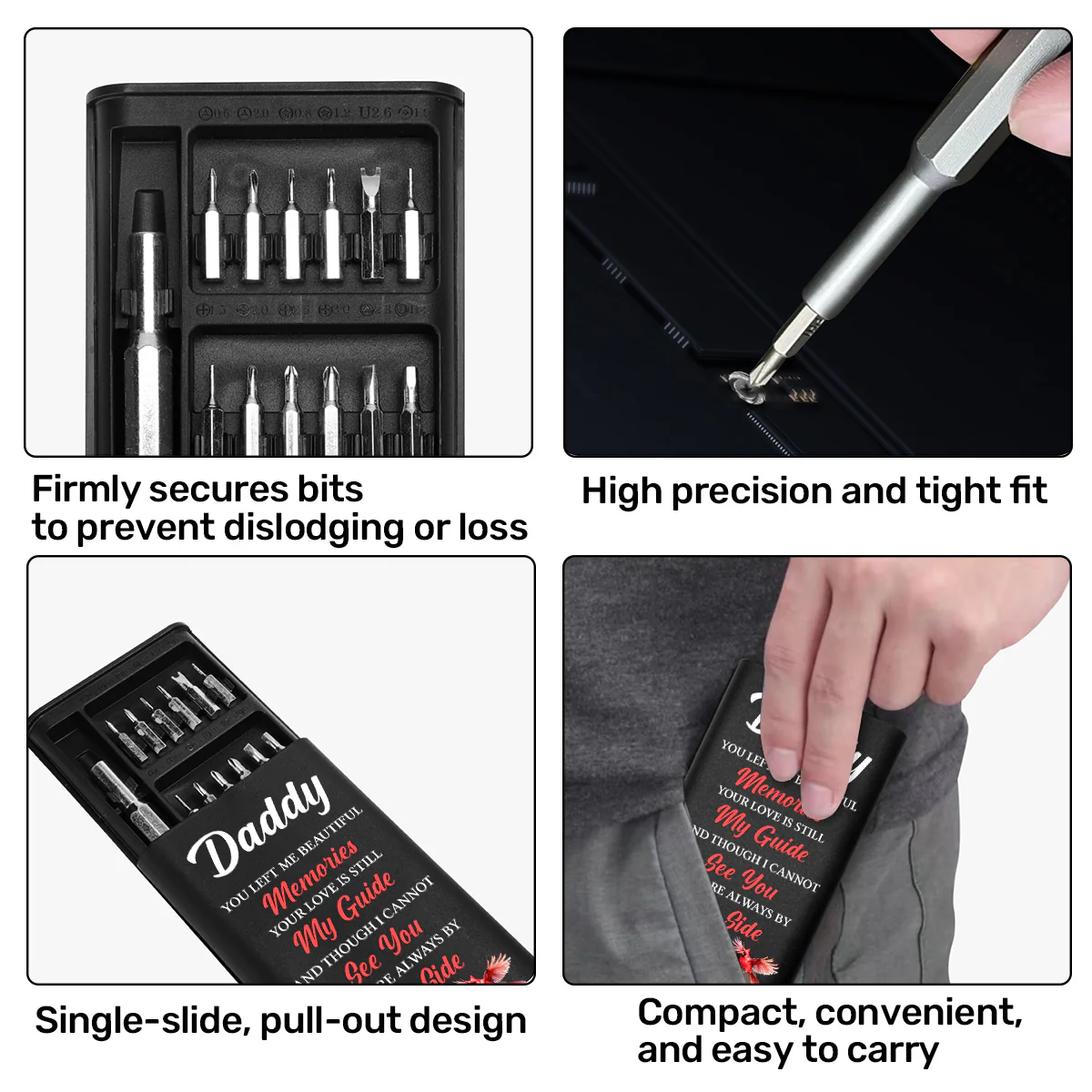 You Are Always By My Side - Personalized Screwdriver Set - Image 5