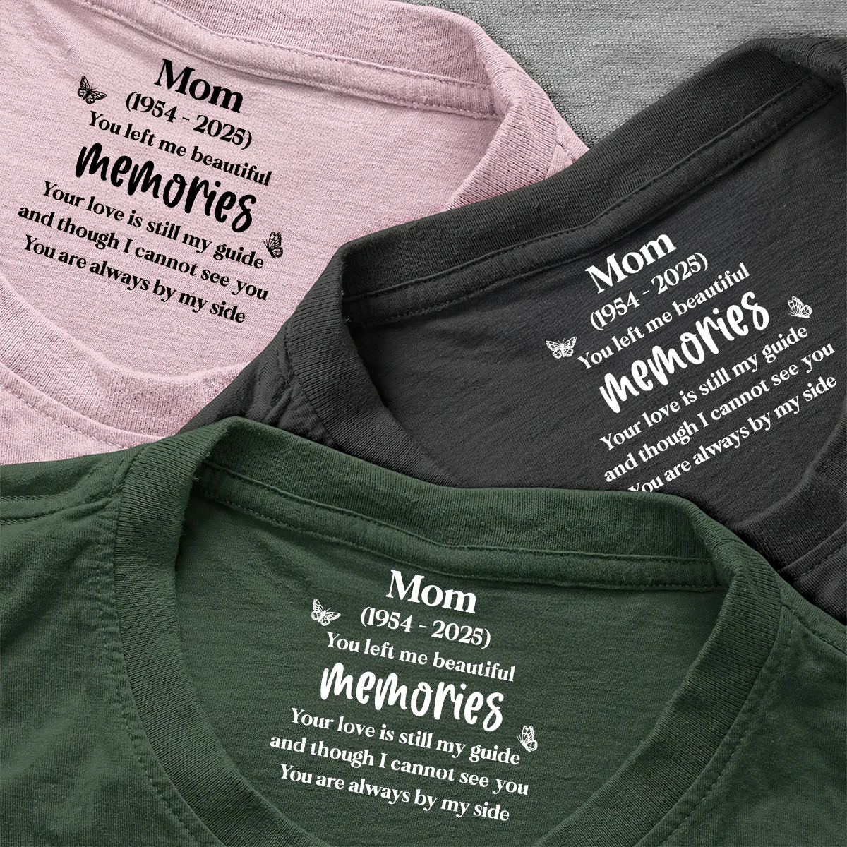 You Are Always By My Side - Personalized Shirt With Design Inner Neck - Image 2