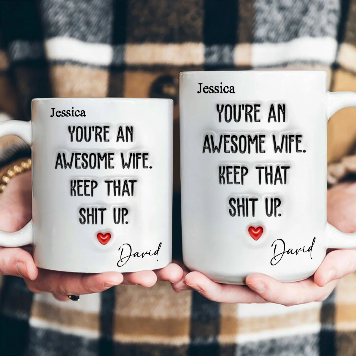 You Are An Awesome Husband - Personalized Ceramic Coffee Mug - Image 4
