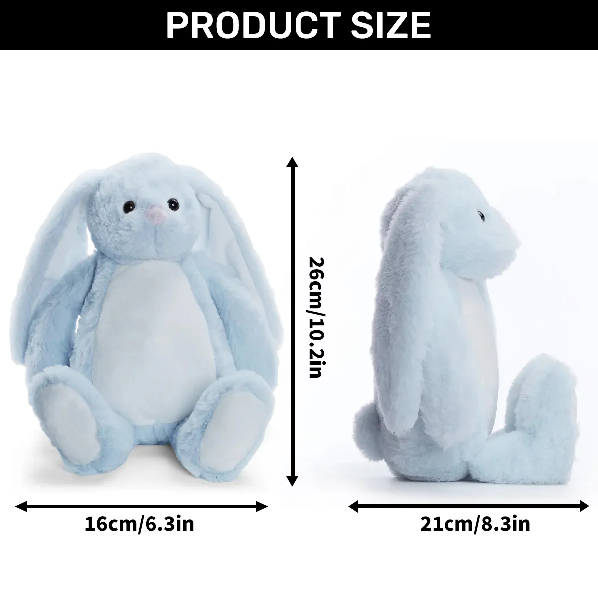 Happy Easter - Personalized Stuffed Bunny - Image 11
