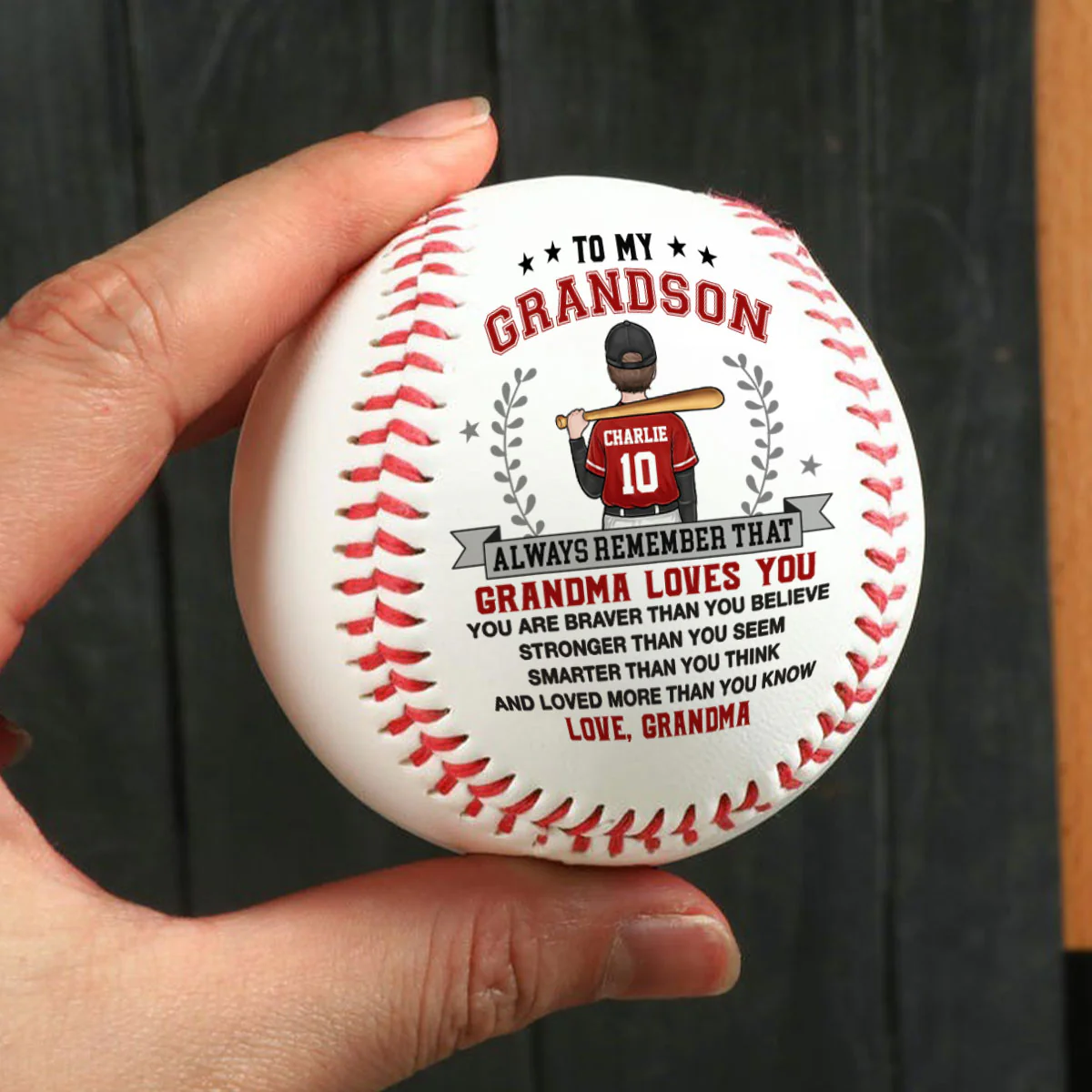 You Are Braver Than You Believe - Personalized Baseball & Softball - Image 6