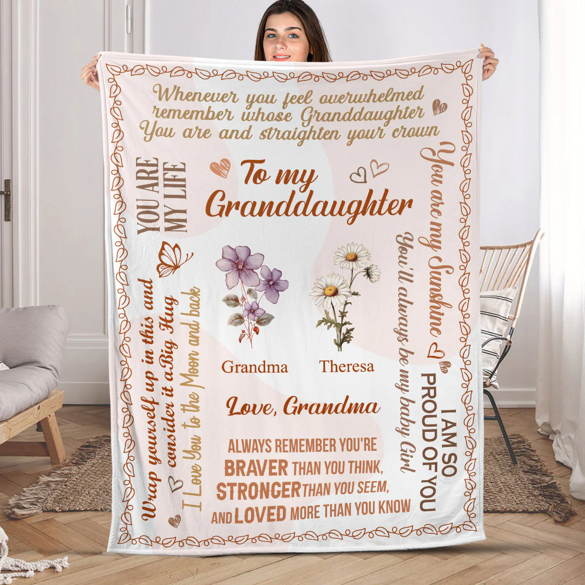 You Are My Life  - Personalized Fleece Blanket