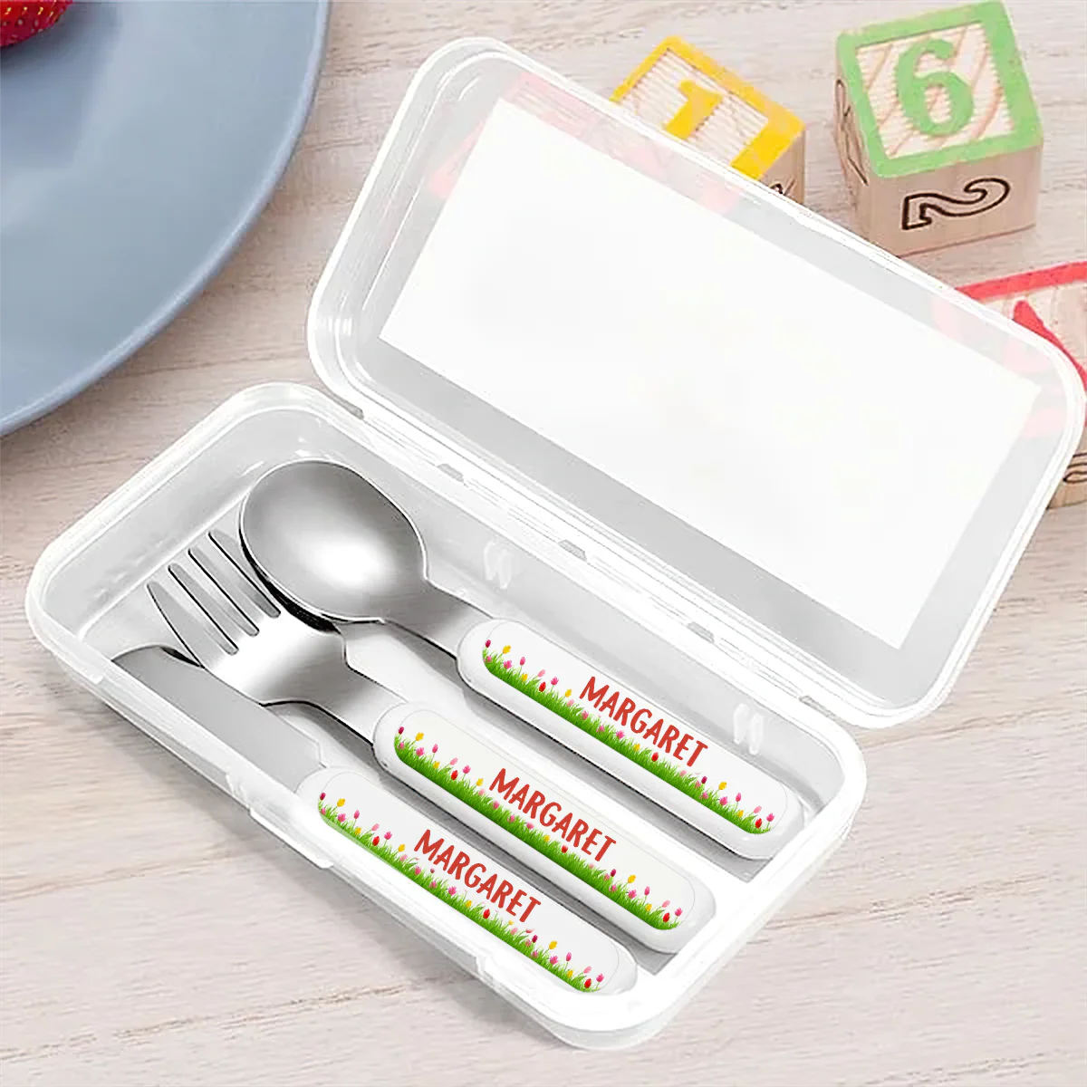 You Are One Of My Greatest Joys - Personalized Cutlery Set - Image 4
