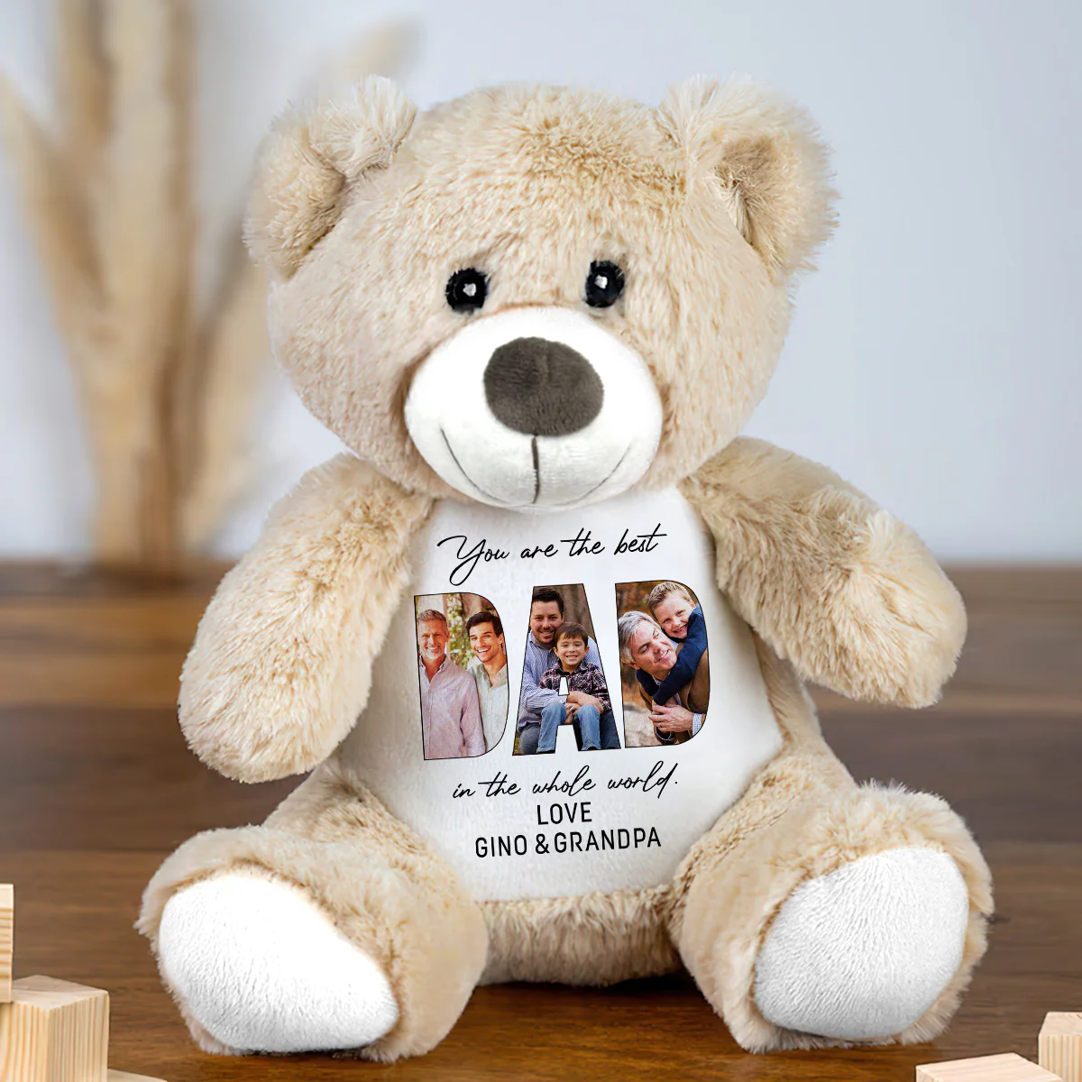 You Are The Best DAD In The Whole World - Personalized Teddy Bear
