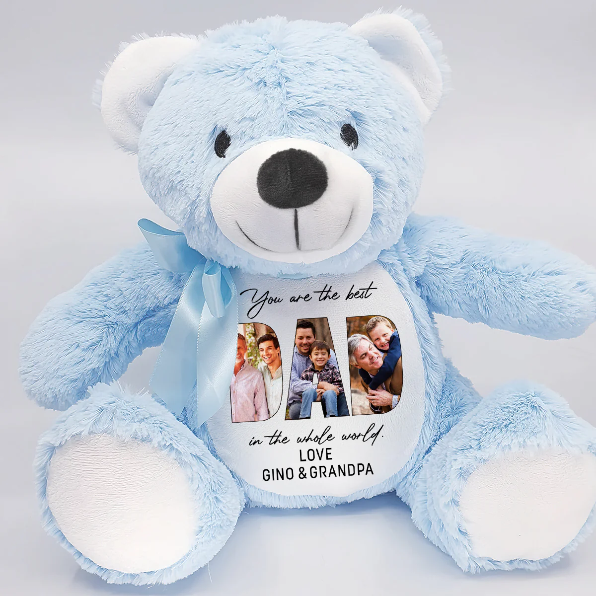 You Are The Best DAD In The Whole World - Personalized Teddy Bear - Image 8