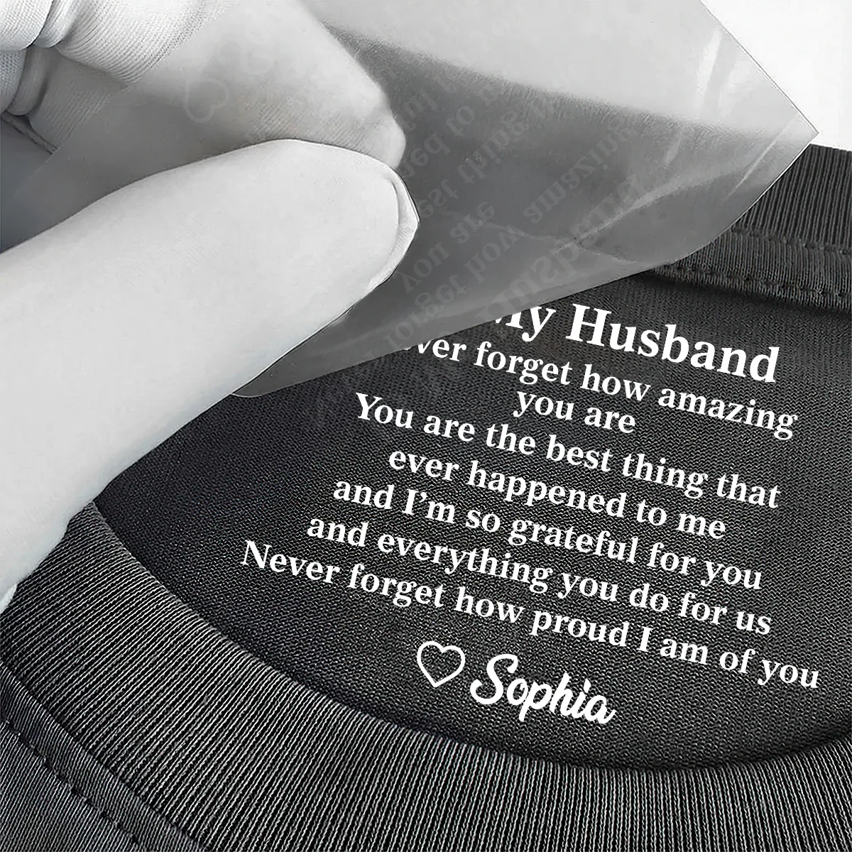 You Are The Best Thing That Ever Happened To Me - Personalized Shirt With Design Inner Neck - Image 3
