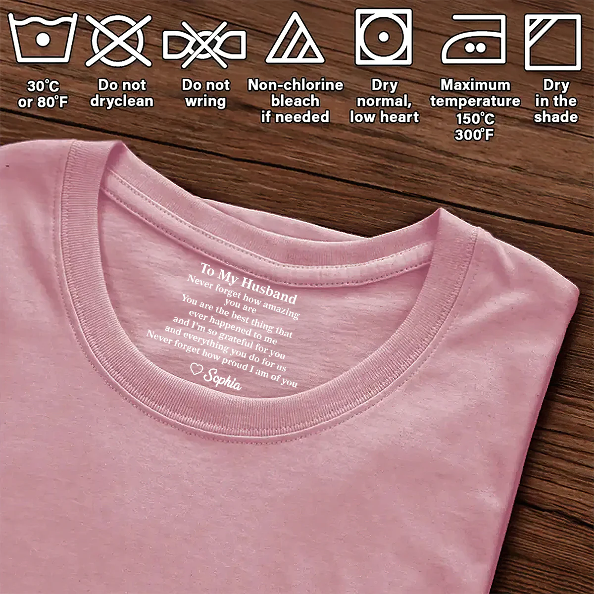 You Are The Best Thing That Ever Happened To Me - Personalized Shirt With Design Inner Neck - Image 6