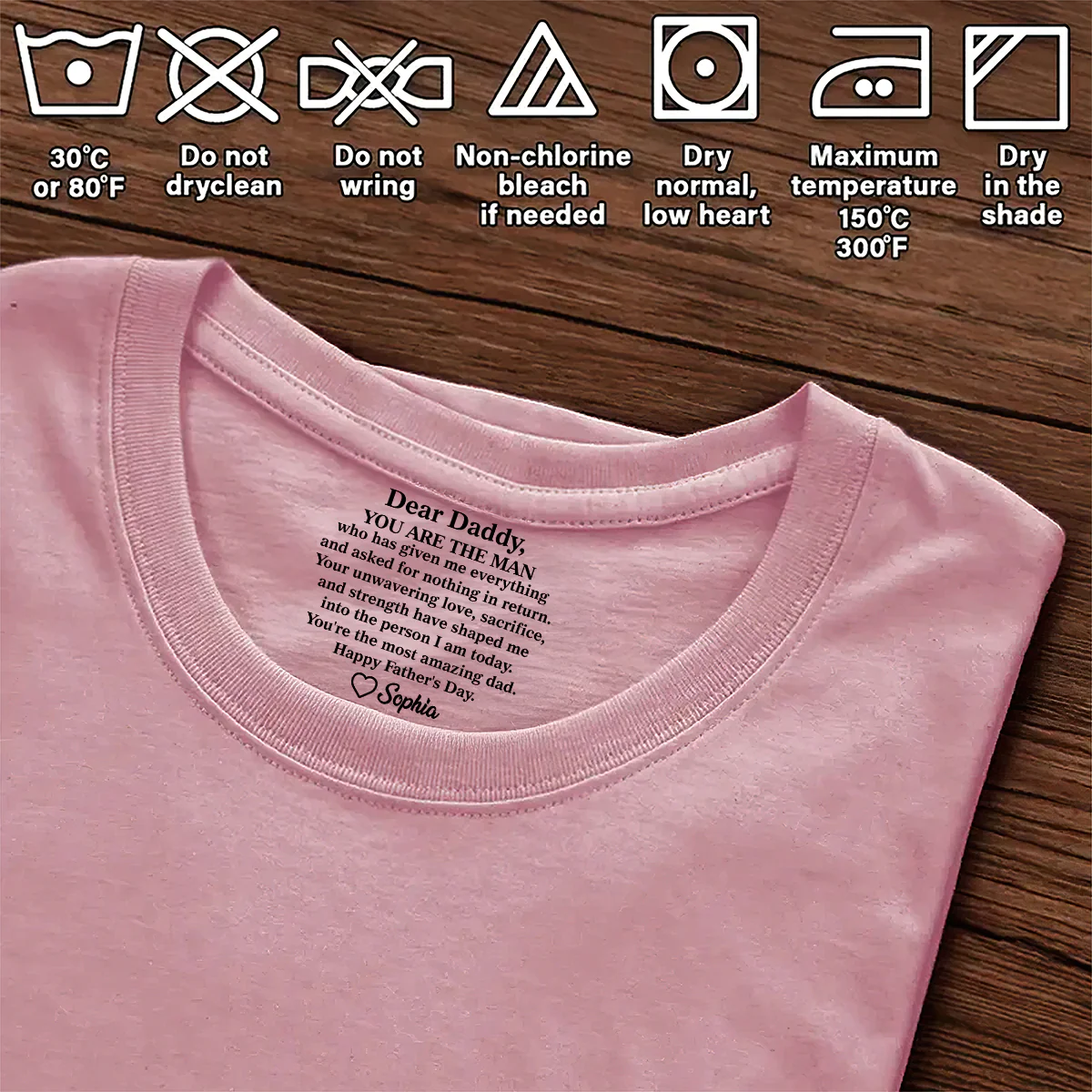You Are The Most Amazing Dad - Personalized Shirt With Design Inner Neck - Image 6