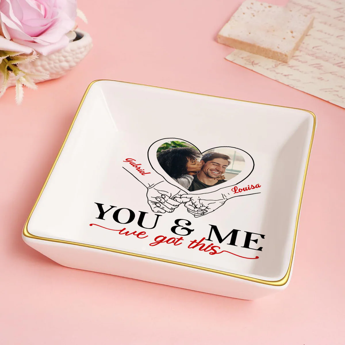 You & Me We Got This - Personalized Jewelry Dish - Image 5