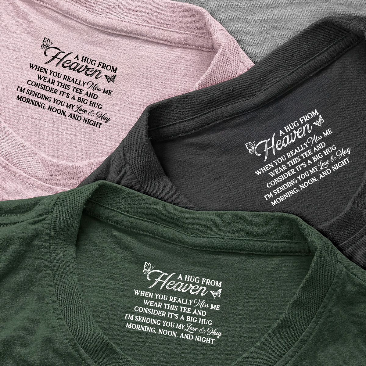 You Never Walk Alone - For Loss Of Loved Ones Memorial - Personalized Shirt With Design Inner Neck - Image 5