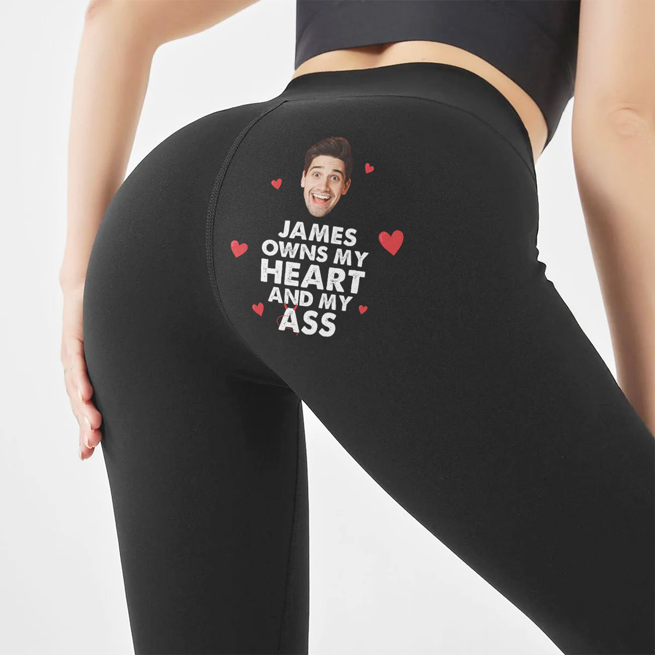 You Own My Heart And My Ass - Personalized Leggings - Image 3