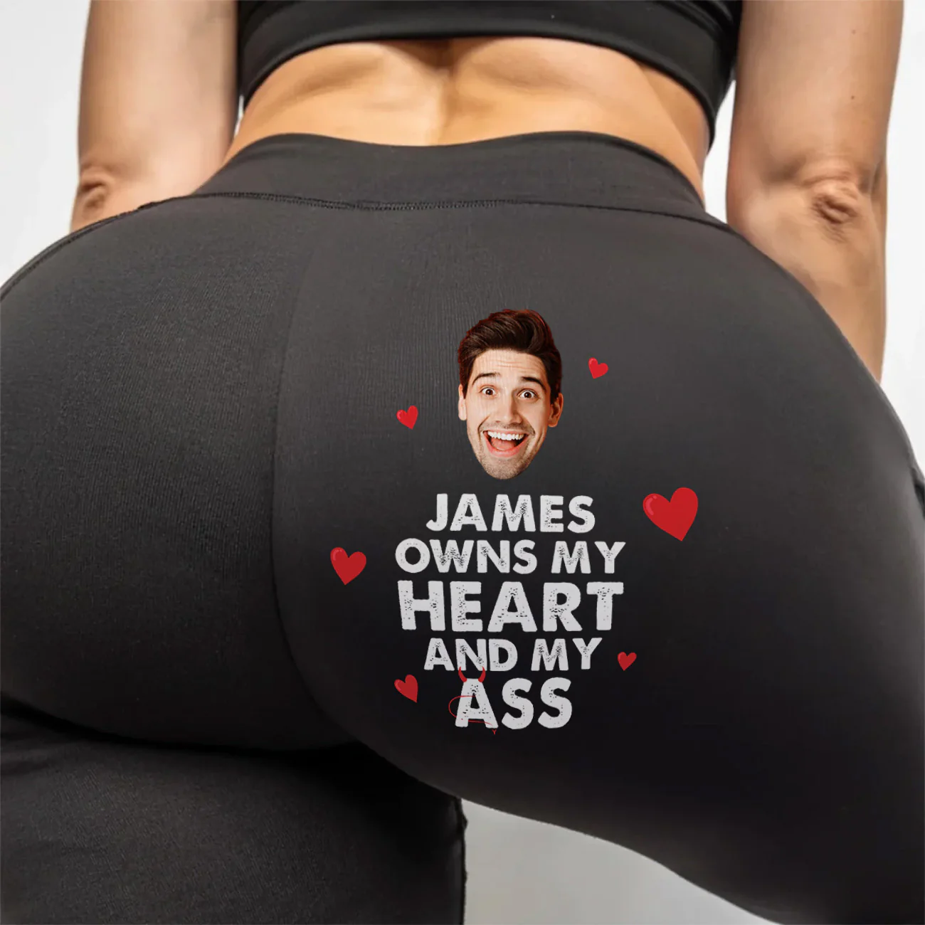 You Own My Heart And My Ass - Personalized Leggings - Image 4