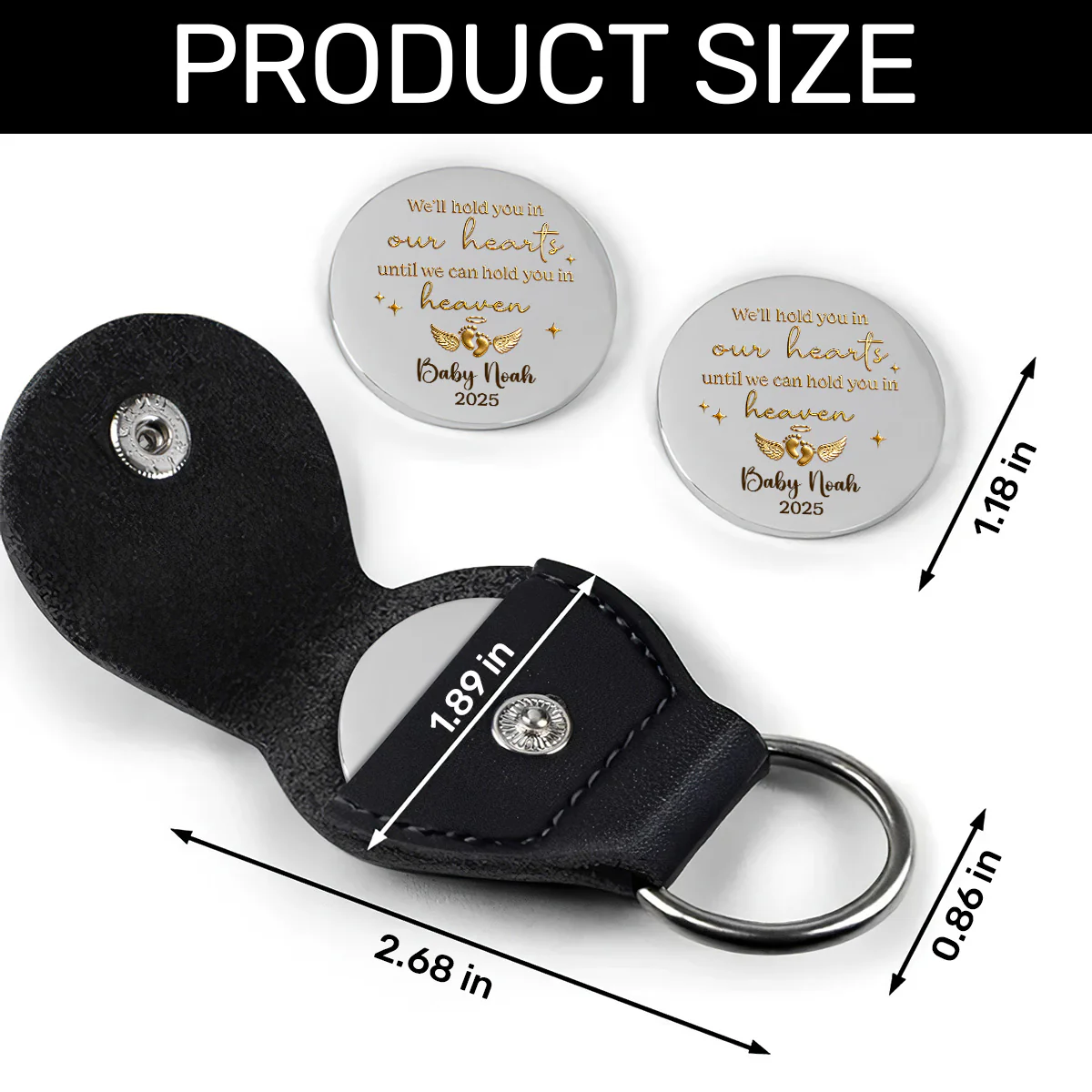 You're Always In Our Hearts - Personalized Pocket Hug - Image 6