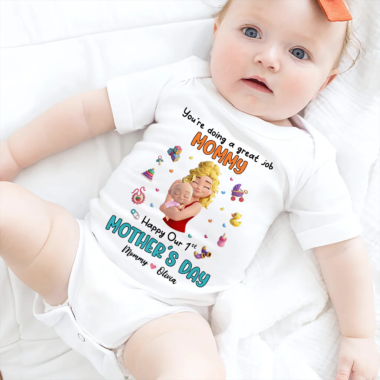 You're Doing A Great Job  - Personalized Baby Onesie - Image 2