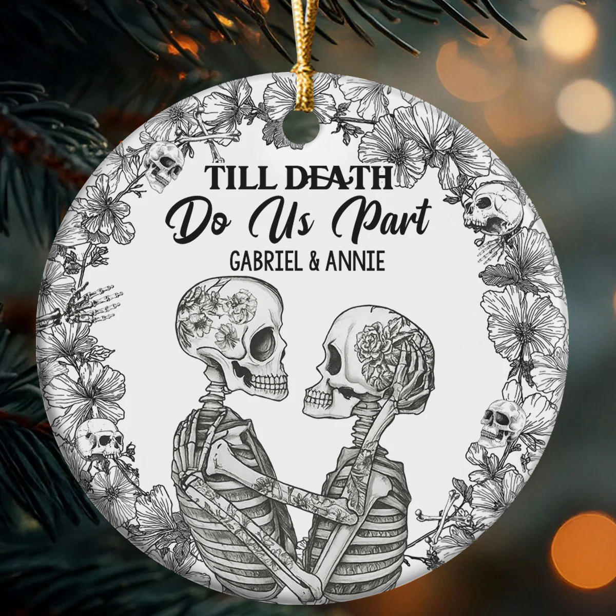 You're My Favorite Weirdo - Personalized Round Shaped Ceramic Ornament