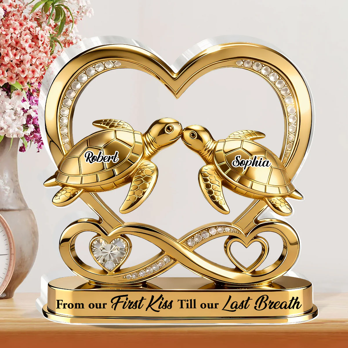 You’re My Safe Sea - Personalized Custom Shaped Acrylic Plaque - Image 4