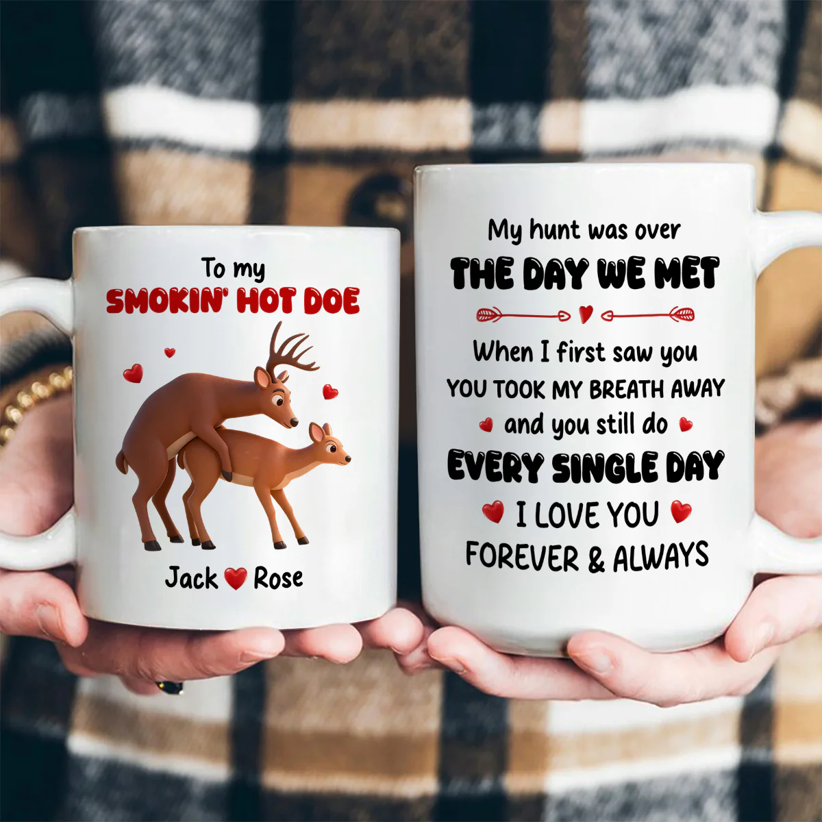You Still Take My Breath Away Every Day - Personalized Ceramic Coffee Mug - Image 3