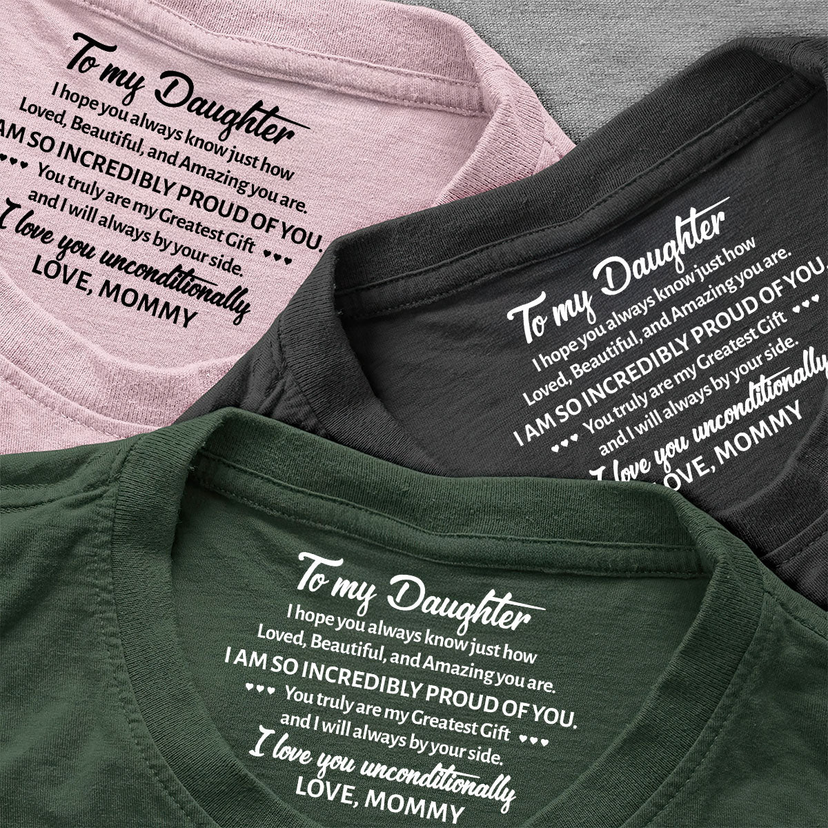 You Truly Are My Greatest Gift - Personalized Shirt With Design Inner Neck And Front - Image 5