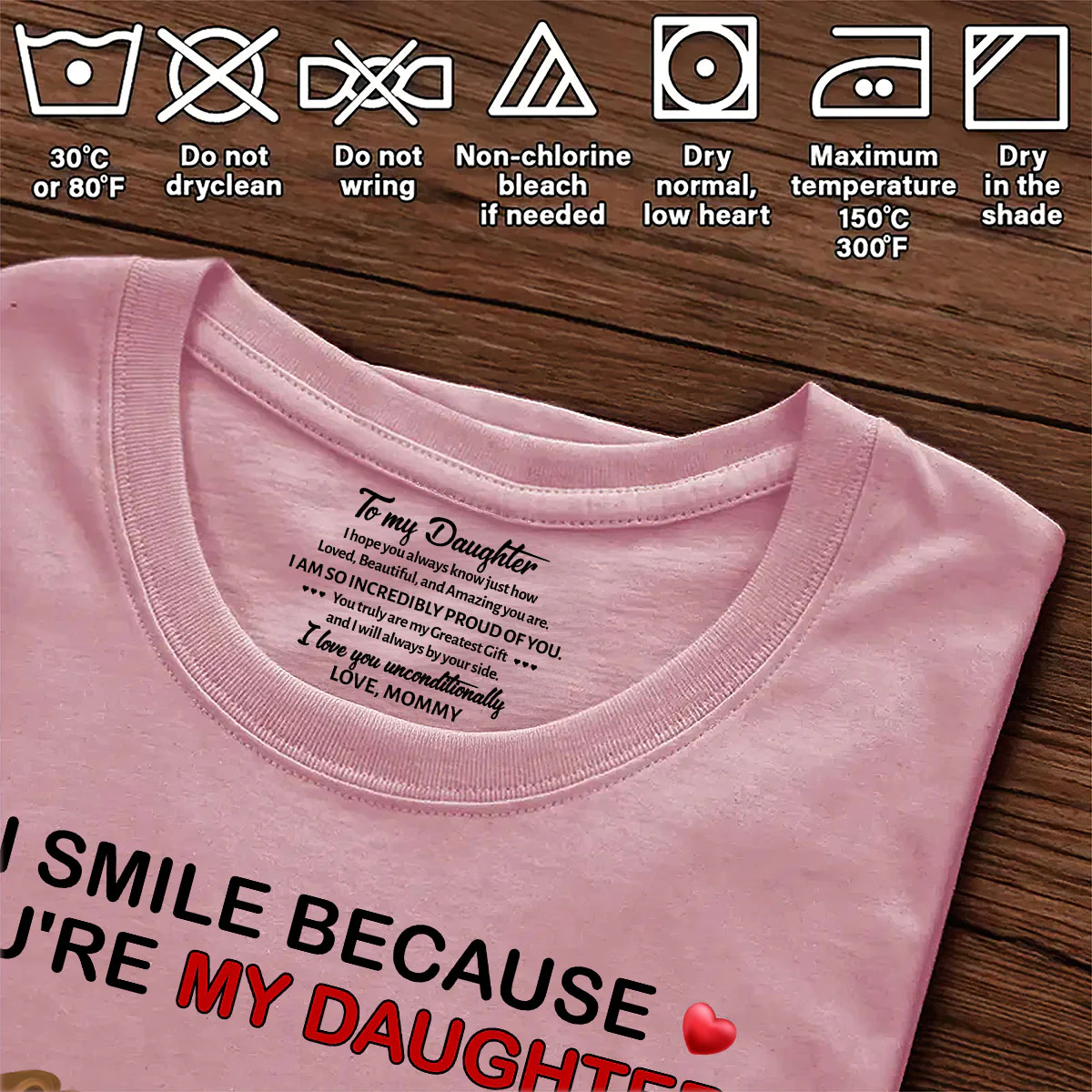 You Truly Are My Greatest Gift - Personalized Shirt With Design Inner Neck And Front - Image 8