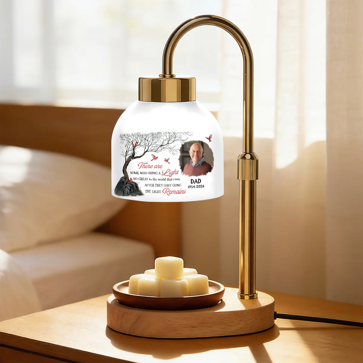 Your Light Remains - Personalized Candle Warmer Lamp - Image 4